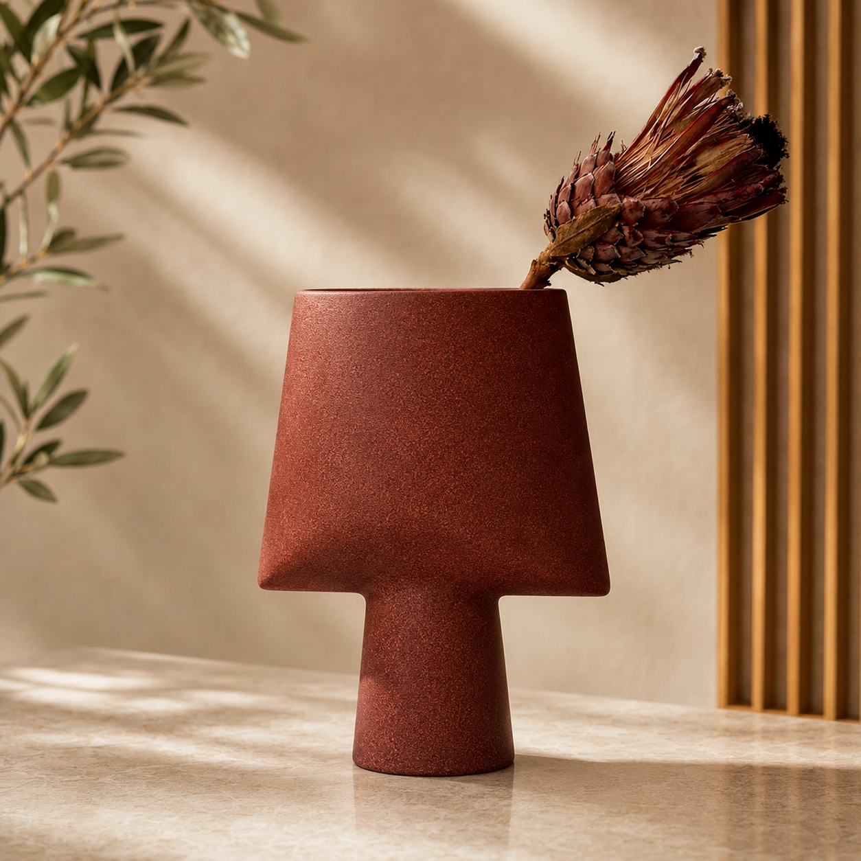 Vase Sora – Sculpture Céramique Design
