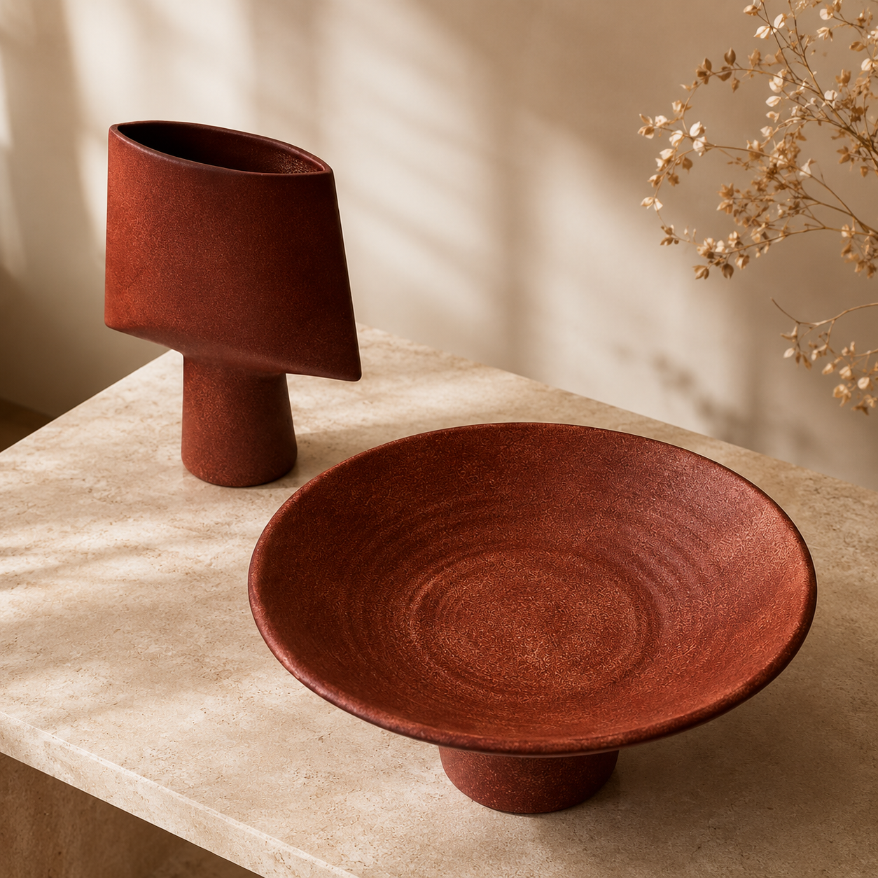 Vase Sora – Sculpture Céramique Design
