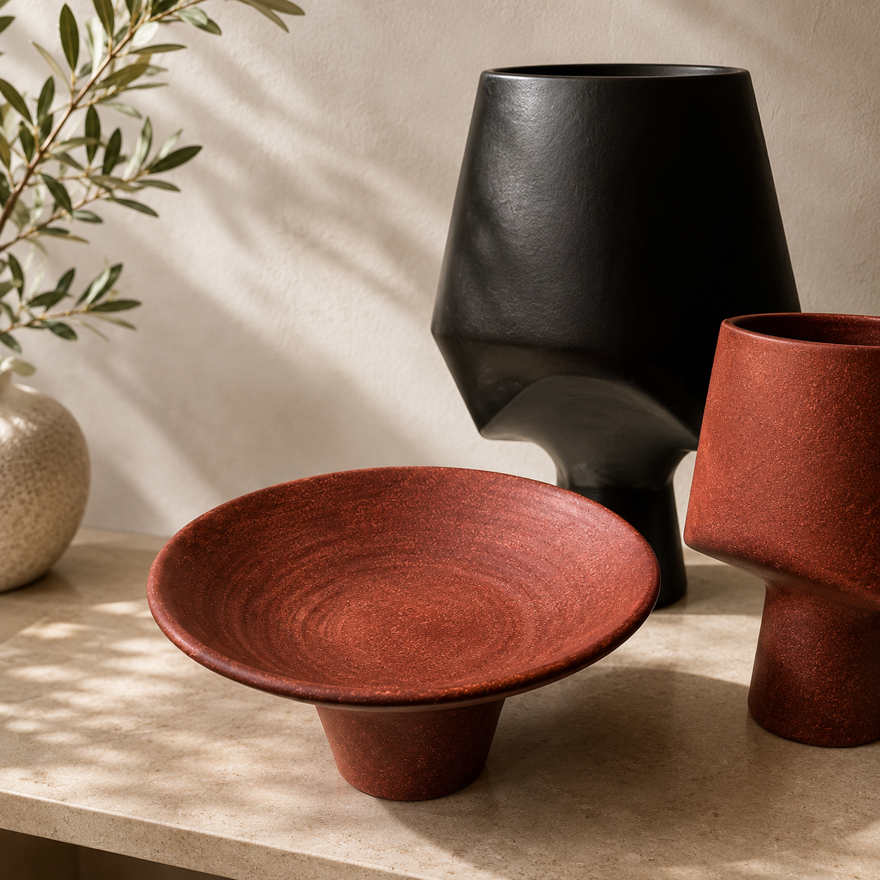 Vase Sora – Sculpture Céramique Design