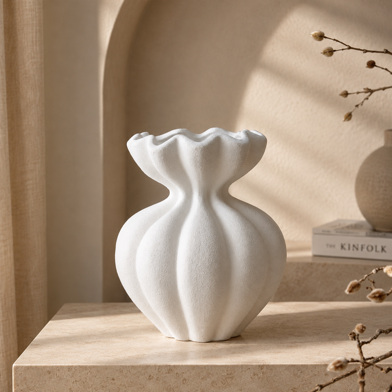Vase Kaïa – Céramique Sculpturale